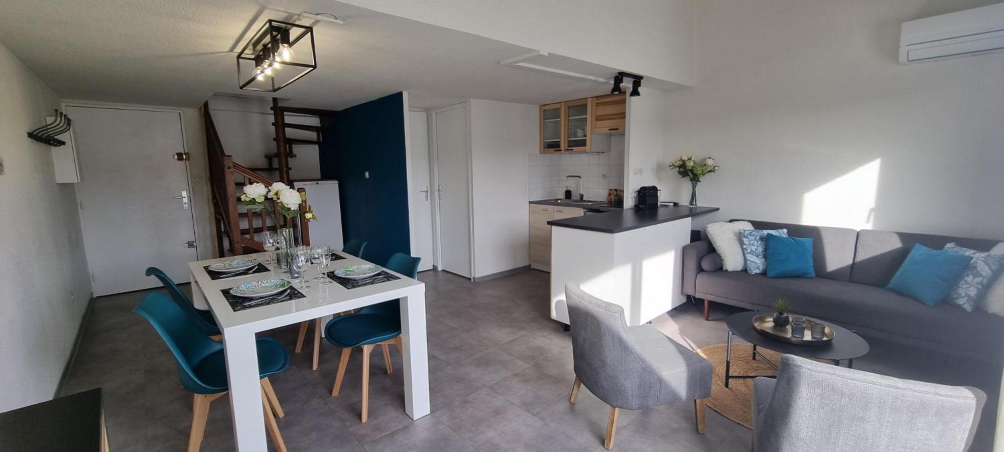 L'Ophelia Duplex Dernier Etage Balcon Centre Climatisation Apartment Sete Bagian luar foto