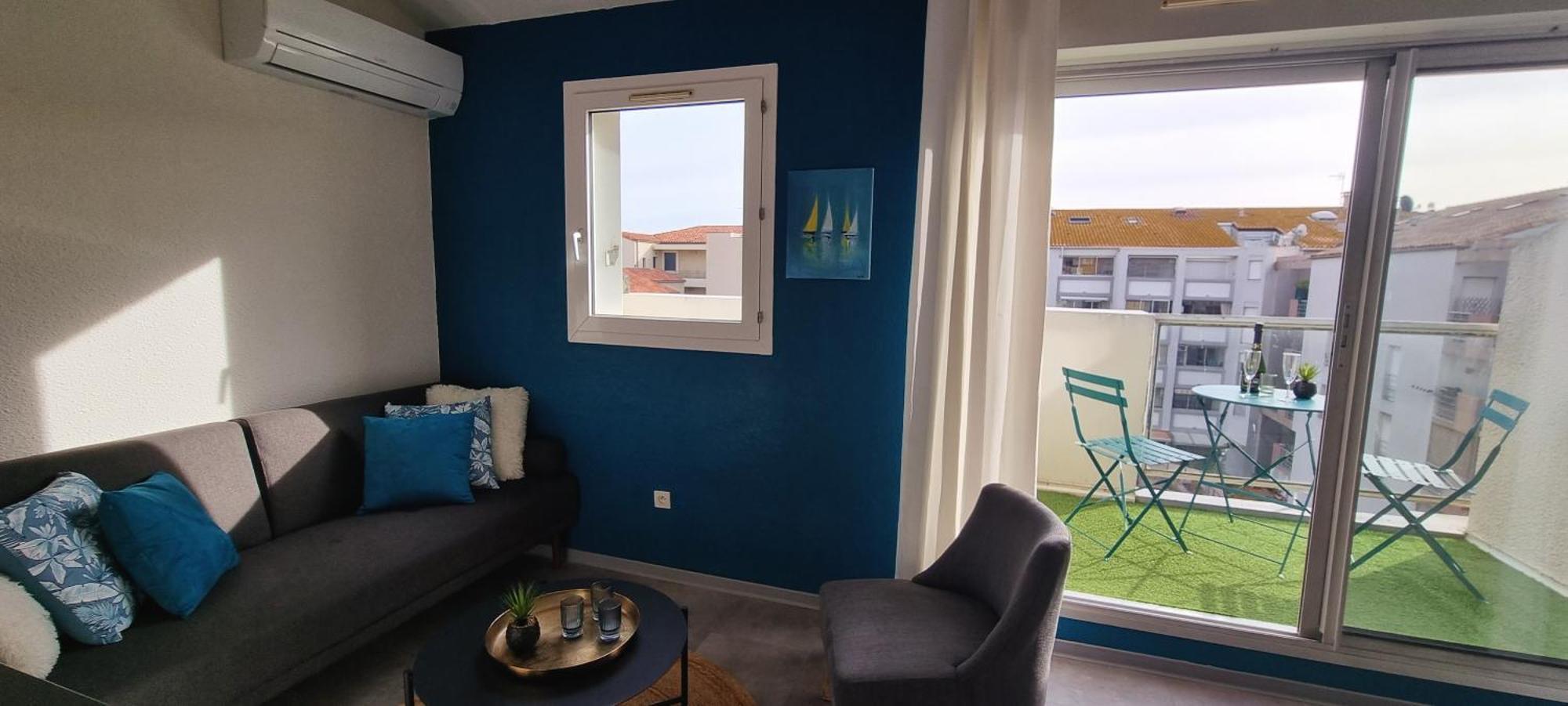 L'Ophelia Duplex Dernier Etage Balcon Centre Climatisation Apartment Sete Bagian luar foto