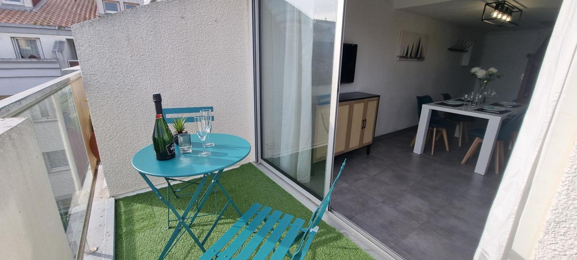 L'Ophelia Duplex Dernier Etage Balcon Centre Climatisation Apartment Sete Bagian luar foto